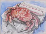 Untitled by Sarah Clementson Yaeger, Watercolor Painting, sold Jun 2022
