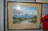 Ben Loyal & St Andrews Church - Tongue by Martin Shough, acrylic, offered Nov 2023