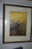 A Bird of Prey within a by Ian Robert Pickvance, oil, sold Nov 2023