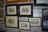 Illustrations of rural by Philip Henry Wilson Bachelor, pencil, sold Nov 2023