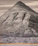 Beinn Dorain by Alfred Wainwright, ink, sold Nov 2023