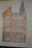 Regent Road Dental Clinic by R.R. Shaw, watercolour, offered Oct 2023