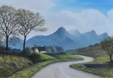 Ben Loyal & St Andrews Church - Tongue by Martin Shough, acrylic, offered Oct 2023