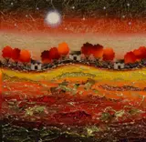 Sweet Dreams by Sarah Ewing, mixed media, sold Oct 2023