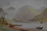 Glencoe, Loch Leven by Joseph William Carey, 1915, watercolour, offered Oct 2023