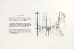 It Ain't Me Babe by Bob Dylan, pencil, sold Oct 2025