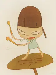 Marching on a Butterbur Leaf by Yoshimoto Nara, print (other), offered Oct 2025
