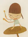 Marching on a Butterbur Leaf by Yoshimoto Nara, print (other), offered Oct 2025