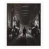 A Lamp Man Inspects the Lines of Engines in Didcot Shed by Peter Zabek, print, offered Oct 2025