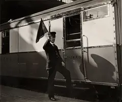 Train Series by Willem van de Poll, pencil, sold Oct 2025