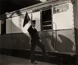 Train Series by Willem van de Poll, pencil, sold Oct 2025