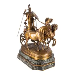 Barbedienne Foundry 'The Char de Minerve' (Minerva's Chariot)Signed 'E by Emmanuel Frémiet, Bronze, Barbedienne Foundry 'The Char de Minerve', offered Oct 2025
