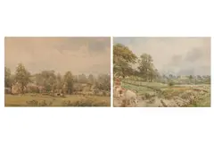 Untitled by Thomas Baker, watercolour, offered Aug 2025