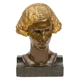1926 Viewing by appointme by Robert Jackson Emerson R.B.S., bronze, offered Aug 2025