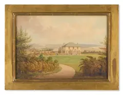 Dorset house by John William Upham, Watercolour, sold Jan 2025