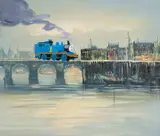 Chu Chu Around the World by Thierry Guetta, Oil on canvas, sold Dec 2024