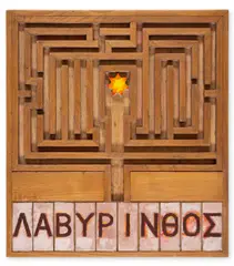 Ludus Trojae by Joe Tilson, Oil on wood relief, offered Dec 2024