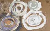 Untitled by Gillian Ayres, oil, offered Dec 2024