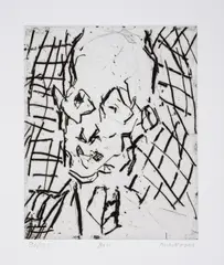 Bill Etching, 2009 by Frank Auerbach, Etching, offered Dec 2024