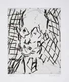 Bill by Frank Auerbach, Etching, offered Dec 2024