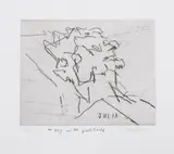 Julia by Frank Auerbach, Etching, sold Dec 2024