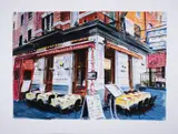 Little Italy by Bob Dylan, Giclée in colours, sold Dec 2024