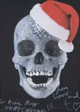 For The Love of God by Damien Hirst, Screenprint in colours with collage, sold Dec 2024