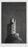 The Haunted Castle by David Hockney, Etching with aquatint, sold Dec 2024