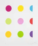 N-Methyl L-Aspartic Acid by Damien Hirst, Screenprint in colours, sold Dec 2024