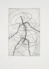 Feeling Material by Antony Gormley, Etching printed with tone, offered Dec 2024