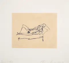 Smiley Face by Tracey Emin, Etching, sold Dec 2024