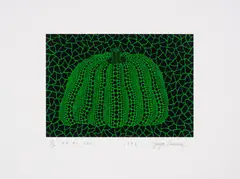 Pumpkin by Yayoi Kusama, Screenprint in colours, sold Dec 2024