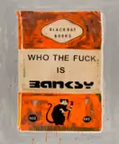 Who the fuck is Banksy by James McQueen, Screenprint with extensive handcolouring, sold Dec 2024