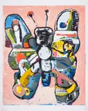 Gpbf by Eddie Martinez, Screenprint in colours, sold Dec 2024