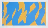 Going Across by Bridget Riley, Screenprint in colours, sold Dec 2024