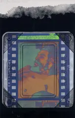 Transparency by Joe Tilson, Screenprint in colours on acetate film with metallised film, sold Dec 2024