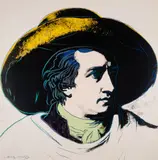 Göethe by Andy Warhol, Screenprint in colours, sold Dec 2024
