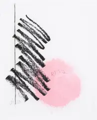 Calm Down by Richard Tuttle, Etching with acrylic spraypaint, offered Dec 2024