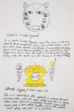 Calves Head Giant IV by Andy Warhol, Offset lithograph extensively hand-finished with watercolour, offered Dec 2024