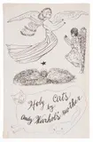 Holy Cats by Andy Warhol's Mother by Andy Warhol, pencil, offered Dec 2024