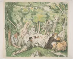 After by Paul Cézanne, Lithograph printed in colours, sold Dec 2024