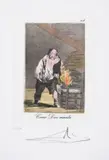 Como Dios Manda by Salvador Dalí, Drypoint on heliogravure with pochoir, offered Dec 2024