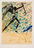 L'esaltazione mistica and La potenza della Croce by Salvador Dalí, pencil, sold Dec 2024
