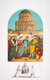 Raphael: Le Mariage de la Vierge by Salvador Dalí, Lithograph printed in colours, sold Dec 2024