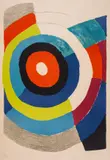 Cible by Sonia Delauney, Lithograph printed in colours, circa, sold Dec 2024