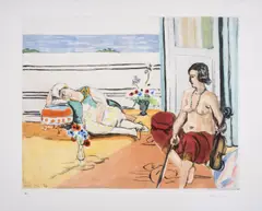 After by Henri Matisse, Etching with aquatint printed in colours, offered Dec 2024