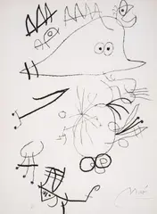 Untitled from by Joan Miró, Etching, offered Dec 2024