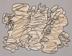 Récit by Jean Dubuffet, Screenprint in colours, sold Dec 2024