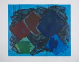 Night Music by John Hoyland, Etching with aquatint and carborundum printed in colours, offered Dec 2024