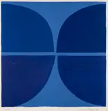Blues by Terry Frost, Lithograph printed in colours, sold Dec 2024